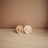 FRIGG Rope SilkySoft Silicone Baby Pacifier, Made in Denmark, BPA-Free, Sage/Croissant, 0-6 Months