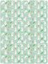 miaozhen 1 Pack 52x28 Cotton Baby Crib Sheets Ultra Soft Cute Bunny Rabbit Butterfly Flower Light Green Playard