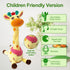 10 1-3 MIAODAM Dancing Giraffe Toy Stuffed Plush, Musical Baby Toys Singing Children's Song Repeats What You Say, Cute