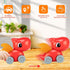 ALASOU 6 PCS Dinosaur Truck Car Toys with Playmat/Storage Bag, Baby Toys for 1-3 Year Old Boys, Birthday Gift