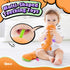 LIGHTDESIRE 3 6 12 Tummy Baby Toys Musical Caterpillar,Stuffed Animals Infant Toys Months Sensory Toys with Ruler