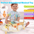 Kids Drum Set - 9 in 1 Baby Drum Set for Toddlers, Montessori Musical Instruments Toy, Wooden Xylophone for Boys & Girls