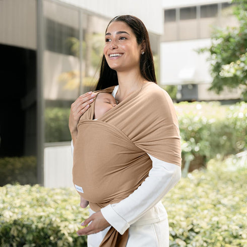 Set Compact Baby Wrap Carrier and Changing Pad by Comfy Cubs