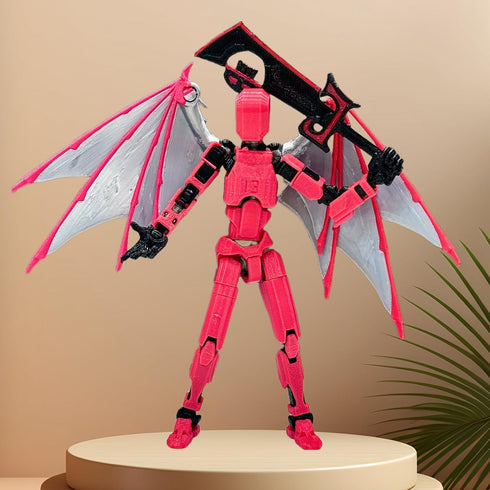 Set,Titan Figure,3D Easter Gifts for Kids (Assembly Completed) Action Figure Robot Movable Action Printed Figure