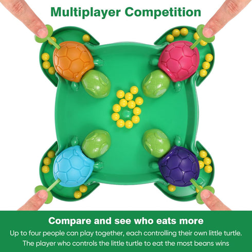 Alipis Hungry Turtle Board Game - Hungry Bins Board Game Table for 2 to 4 Players, Early Educational Toys