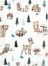 Hudson Baby Unisex Cotton Flannel Burp Cloths - Woodland Pals Design