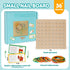 3+ Skrtuan Wooden Geoboard for Kids - Montessori STEM Educational Toy with Pattern Cards & Rubber Bands,Early Fine
