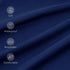Waterproof Pack and Play Sheets Fitted 2 Pack, Compatible with Graco Pack n Play Sheets 38" X 26" Fits for Baby Playpen/Playard Mattress, Mini Crib Sheets for Boys or Girls, Grey & Navy by Magik & Kover