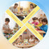 hittaty 12 Air Dry Clay Kits for Kids - Traffic Model Magic Clay, Boxes Molding Clay for Kids with Sculpting Tools