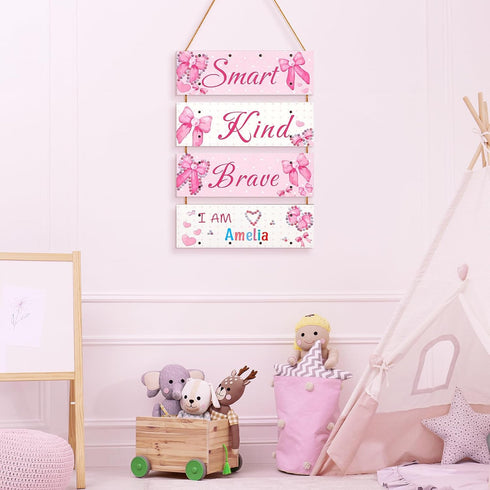 Unicorn Castle Girls Room Decor with LED Light Inspirational Motivational Room Decor for Teen Boys Wall Decor Art