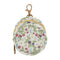 PYBUG Raspberry Round Pacifier Storage Case, Polyester & TPU Lined with Hook Buckle,