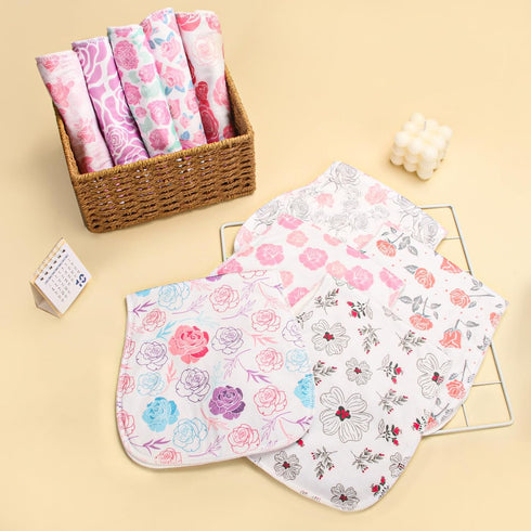 10-Pack Burp Cloths for Baby Boys and Girls - Organic Baby Burp Cloth,Baby Washcloths, Burp Rags, Large Neutral Burp