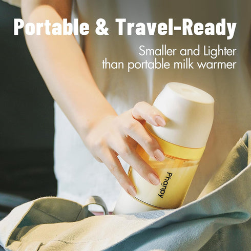 0.51 lB Phanpy Portable Bottle Warmer with Anti-Colic Thermostatic Baby Bottle, Bottle & Milk Warmer All-in-one
