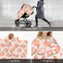 Schgap Peach Car Seat Covers Canopy for Baby Soft Stroller Cover Nursing Cover Breastfeeding Baby Carrier Cover