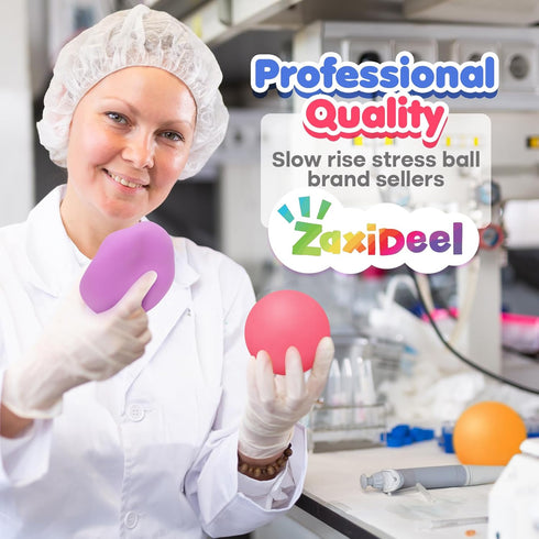 32Pcs Slow Rising Stress Balls Bulk, Classroom Prize Party Favors Bulk Toys, Goodie Bags Stuffer for Kids, Dough