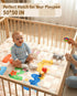 50x50 Inches Baby Play Mat, Foldable Play Mats for Floor, Crawling Mat for Playpen with Anti-Slip Bottom, Machine