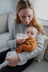 Set 225 ml BIBS Baby Glass Bottle Complete | BPA Free Natural Rubber | Made in Denmark | Blush