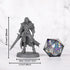AUSPDICE Fighter 28mm DND Miniature, Lydia The Lioness Paladin Figure for D&D and Board Games, Ideal for TTRPG