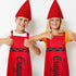 Set, Kids Crayon Costume Crayon Apron with Gnome Cone Hat, Funny Dress Up Outfit Accessories for Halloween