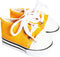 MBD Canvas Sneakers Doll Shoes in Marigold Yellow for 18 Inch Dolls and Kennedy and Friends Girl and Boy Dolls