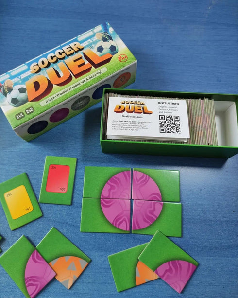 Soccer Duel, Action-Based Soccer Game for 2 Players, Ages 5+, Average Playtime 10 Minutes