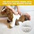 Bene World Haylo The Horse Stuffed Animal, Emotion Management Plush Toy for Kids, Horse & Book Set