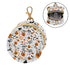 YETTASBIN Halloween Pumpkin Portable Pacifier Holder Case with Metal Hook Buckle & Zipper for Diaper Bag and Stroller