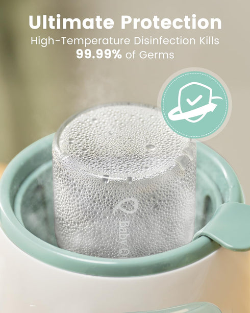 8-in-1 24H Grownsy Baby Bottle Warmer, Fast Baby Milk Warmer with Timer for Breastmilk or Formula, Accurate Temperature