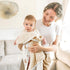 30"x40"(Bunny) lulumoon Baby Blankets for Newborn Unisex: Thermal Minky Dotted Backing with Bunny Print - Muslin