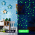 Realistic Tiny 3D Domed Glow in The Dark Stars, 826pcs Adhesive Glow Dots and Stars for Kids Bedroom Decor
