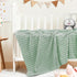 3D Cozy 30 40 Inch HOMRITAR Flannel Fleece Baby Blanket for Unisex Sage Green Super Soft Plush Toddler Blanket