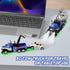 Set 2PCS,City 3-5 4-7 8-12 1:64 haomsj Mini Rc Tow Truck Toy with Mini Metal Car Service Vehicle Remote Control Tow