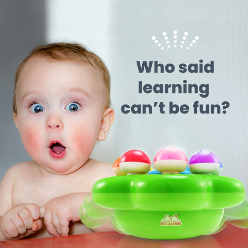 1 3 BEST LEARNING Mushroom Garden - Interactive Educational Light-Up Toddler Toys for to Years Old Toddlers - Colors
