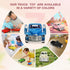AGSIXZLAN 4Pcs 2 3 4 5 6 7 8 Girls,1:32 Truck Toy for Toddlers Year Old Boys Alloy Toddlers Car Toy Driveable,Car Door