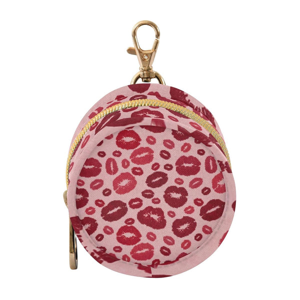 PYBUG Lip Round Pacifier Storage Case, Polyester & TPU Lined with Hook Buckle,