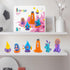 Set-Colourful 15 HEY CLAY - Beasts Modeling Kids-Air Dry Clay Kit cans and Sculpting Tools with Fun Interactive