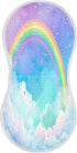 YEGAME Muslin Baby Burp Cloths Set of 1 - Rainbow Super Absorbent Cotton