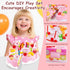Set 37pcs(New Package) BigNoseDeer Play Birthday Cake Children's Day Gift Play Food Toy DIY Cutting Pretend Play