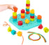 Battat Toddler Peg Board, 31 Pcs Stacking Peg Board Set, Fine Motor Skills Therapy Toy for 2 Years +