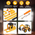 Erector Sets Metal Assembly Toys Model Excavator Kits for STEM Projects, Birthday Gifts for Kids 8-16
