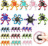 Irvotbes Transformable Fidget Spinners,Funny Stress Relief Sensory Fidget Toys,Deformable Chain DIY Robot Fingertip