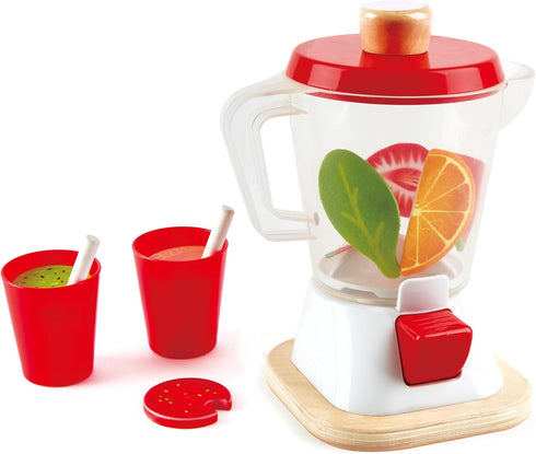 Set Hape Smoothie Blender | Multicolor Kitchen Smoothie Machine Play Complete with Cups & Straws