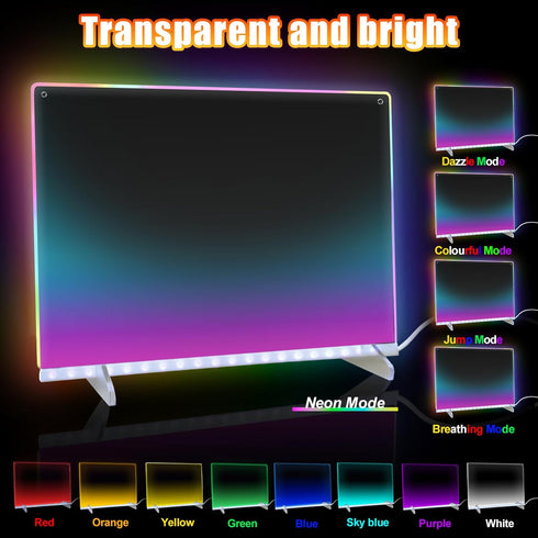 Colors,16''Drawing Tablet,6 8 13 3+,Tracing Led Note Board with Modes & Colors Light Up Drawing Board,Kids Toy