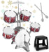 Kids Drum Set for Toddlers Musical Jazz Drum with Stool Toys for
