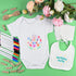 60/110/220 Set Pcs DIY Baby Bibs Bodysuit Baby Shower Game White Baby Bibs White Newborn Bodysuit for Baby Shower