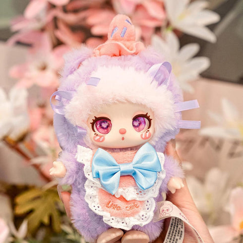 Meokro V4 8'' 1pc Liila Liila's Chef Kitten Series Plush Doll Box, Cute Stuffed Animal Mystery Collectible Toy, Trendy