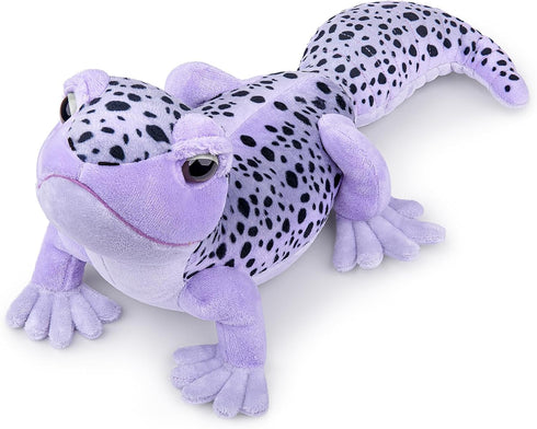 Frankiezhou Home Purple Leopard Geckos Plush - Lifelike 17inch Leopard Geckos Lizard Stuffed Animal,