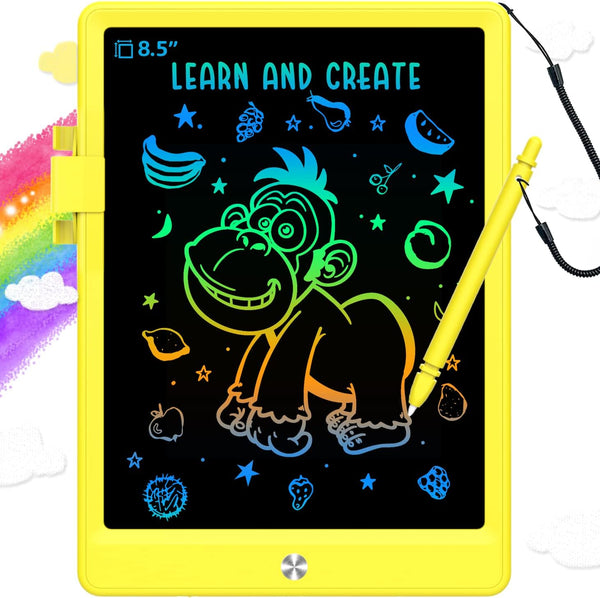 Toddler Toys for 3-6 Years Old - LCD Writing Tablet 8.5 Inch Doodle Board - Electronic Drawing Tablet for Kids Age 3-7