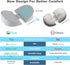 Pregnancy Pillows for Sleeping, Upgraded Memory Foam Maternity Pillow for Pregnant Women, Pregnancy Wedge Pillow