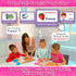 35 Counting, ABC Learning Sound Book for Toddlers Interactive Busy Book with English & Spanish, Alphabet, Music